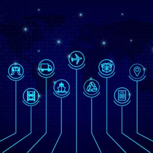 Abstract supply-chain and procurement network visualization
