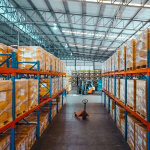 Inbound logistics and warehouse shipment flow with packaged inventory